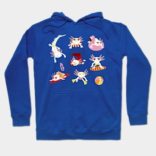 Axolotl Swim Party Hoodie